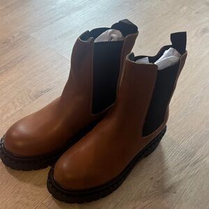 Prada Brown and Black Winter Boots